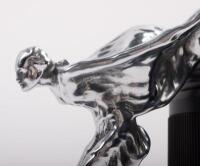 ROLLS-ROYCE: An original circa 1930s Rolls-Royce Flying Lady 'Spirit of Ecstasy' hood ornament mascot, marked 'R.R Ltd 6-2-11' to base, with mounting bolt, 12cm high&nbsp;(mascot only) - 2