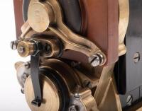 MAGNETO: A Simms Bosch circa 1910s Magneto Type D6, with number '17529' stamped on lower side base, with cog drive, approx 24cm long, 19cm high - 2