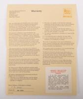 SILVER SHADOW II: A 1977 Silver Shadow II/Bentley T2, owner's&nbsp;manual set - 3