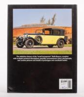 ROLLS-ROYCE: 'Rolls-Royce 20HP, 20/25, 25/30 & Wraith In Detail 1922-1939' by Nick Walker, hardcover book, published 2009, 174 pages - 2