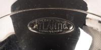 BUTLERS ATLANTIC: A fine restored Butlers Limited Atlantic pillar mount spot lamp&nbsp;with mirror backing, thought to possibly suit early Rolls-Royce or Bentley models, lens diameter approx 10cm - 4