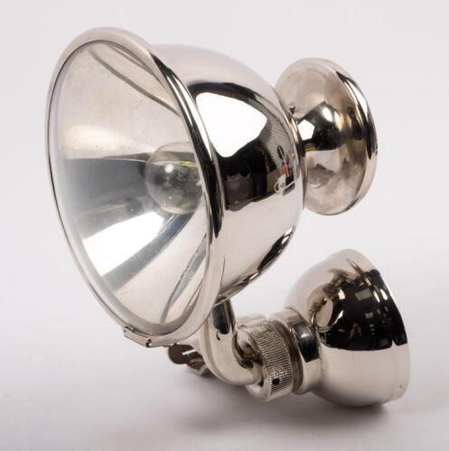 APPLETON: A fine Appleton (USA) Autoreelite dual spot light, approx 28cm high, some missing parts