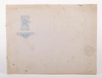 ROLLS-ROYCE/BENTLEY: A 1968 Rolls-Royce/Bentley 20 page sales brochure, also includes five individual photos at rear