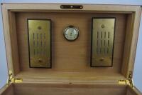 CIGAR HUMIDOR: An Elie Bleu Medals Red Sycamore Humidor - 2