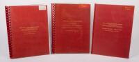 PRAECLARVM: Three Praeclarvm (The Federal Journal of the Rolls-Royce Owners' Club of Australia) index books, provided to members, each book provides an extensive index for all topics covered in journal editions