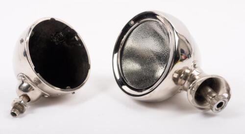 LUCAS: A Lucas 'King of the Road' Type R 330F side lamp, with opaque lens, 9cm diameter overall, lens diameter 7cm