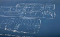 ROLLS-ROYCE: Two reproduced early Rolls-Royce blueprint diagrams - 3