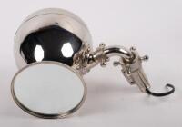 LAMP: A Realite pillar mount spot lamp with mirror backing, thought to suit pre-war cars, lens diameter approx 10cm - 2