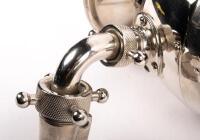LAMP: A Realite pillar mount spot lamp with mirror backing, thought to suit pre-war cars, lens diameter approx 10cm - 4