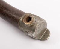 WHEEL HOLDER: An early running board spare wheel holding arm, approx 35cm long - 3
