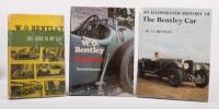 W.O. BENTLEY: Three hardcover W.O Bentley related books. 'W.O. BENTLEY - THE CARS IN MY LIFE' hardcover book - 2