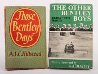 BENTLEY: Two hardcover books detailing Bentley history