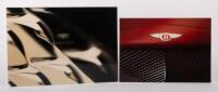 BENTLEY: Two Bentley two door model brochures both in wide format