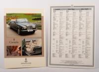 ROLLS-ROYCE / BENTLEY: Two four page fold out brochures on high gloss thick paper - 2