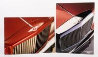 BENTLEY: Two large size high gloss Bentley brochures