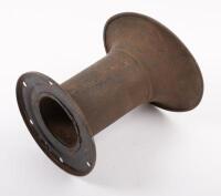 HORN: A horn mouth piece, 15cm high, mouth diameter 15.5cm - 2
