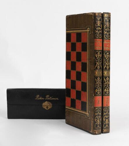 POKER PATIENCE/CHEQUERS: A set of 'Poker Patience' and Chequers