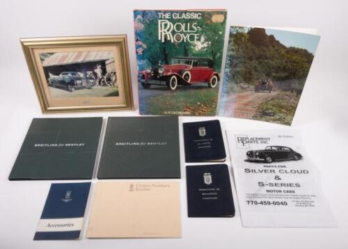 ROLLS-ROYCE / BENTLEY: An assorted group of literature all related to Rolls-Royce & Bentley