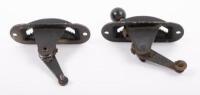 VENT ADJUSTERS: Two early dash fittings, open and closed air vent adjusters, thought to possibly suit Rolls-Royce models - 2