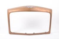 BENTLEY: A Bentley Continental R grille surround with Bentley badge in sanded back condition, no mesh or vents