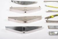 SHADOW I: A group of assorted chrome sill molds, grille surrounds, vents & rivets thought to suit Rolls-Royce Shadow I model - 3