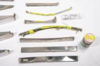 SHADOW I: A group of assorted chrome sill molds, grille surrounds, vents & rivets thought to suit Rolls-Royce Shadow I model - 6