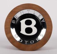 MULSANNE: An interesting wooden Bentley paperweight in celebration of the launch of the Bentley Mulsanne&nbsp;September 2009.