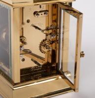 L'EPEE: A fine 20th century brass carriage clock by&nbsp;L'Ep&eacute;e&nbsp;1839, French made - 7