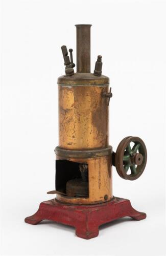 STATIONARY ENGINE: A small stationary steam engine