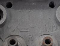 ROLLS ROYCE: A pair of blank engine heads to suit a circa 1970s Rolls Royce Silver Shadow 6.7 litre V8 engine - 10