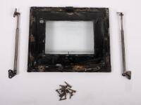 ROLLS ROYCE: A 1920s Rolls Royce 20HP roof glass window with frame and screws