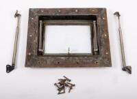 ROLLS ROYCE: A 1920s Rolls Royce 20HP roof glass window with frame and screws - 2