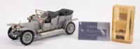 SILVER GHOST: A large fine Franklin Mint 1/12 scale boxed model of the 1907 Rolls-Royce Silver Ghost&nbsp;&nbsp;'AX 201' B11ZB77, a most impressive model, boxed