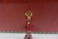 CIGAR HUMIDOR: An Elie Bleu Medals Red Sycamore Humidor - 9
