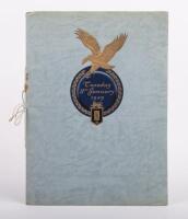 ROLLS-ROYCE: An excellent Rolls-Royce souvenir booklet 'Tuesday 11th January 1949' produced for the unveiling at the Rolls-Royce Works Derby, of the stained glass window commemorating the pilots who fought in the Battle of Britain