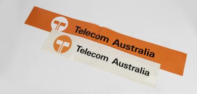 TELECOM: Two 1970's Telecom Australia unused stickers