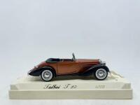 BUGATTI: A group of 4 1:43 scale models by Solido including a&nbsp;Bugatti Atalante Decouvrable, a Citroen Traction Avant, a&nbsp;Renault Reinastella&nbsp;and a Talbot T23, all in original display cases.&nbsp;[Location: Sydney] - 6