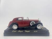 ROLLS-ROYCE: A group of 4 1:43 scale models by Solido including a Rolls Royce Phantom III Coupe, a Citroen C4F Fire Engine, a Mercedes-Benz SSK and a Fiat 525, all in original display cases. [Location: Sydney] - 3