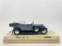 ROLLS-ROYCE: A group of 4 1:43 scale models by Solido including a Rolls Royce Phantom III Coupe, a Citroen C4F Fire Engine, a Mercedes-Benz SSK and a Fiat 525, all in original display cases. [Location: Sydney] - 6