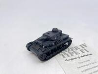 TANKS: A group of 3 1:43 scale model tanks&nbsp;by Matchbox including a Panther Type A, a Sherman M4A3 105 MM and a Panzer&nbsp;IV Type F1, all in original packaging. [Location: Sydney] - 8