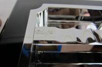 CIGAR ASHTRY: A Davidoff Deluxe lacquer black palladium ashtray - 3