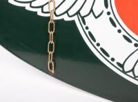 BENTLEY: A high quality modern double sided enamel Bentley oval shaped sign, 35cm high, 79cm wide&nbsp; - 3