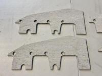 AUSTIN-HEALEY: A group of 4 Austin-Healey heat shields to suit 100/6 and 3000. [Location: Sydney] - 3