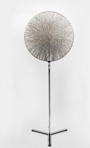LAMP: An interesting decorative wire work woven standing lamp
