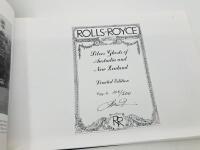 SILVER GHOSTS OF AUSTRALIA AND NEW ZEALAND: A matched pair of Limited Edition hardcover books by Ian Irwin including 'Cameo histories of the pre-Armistice cars' published in 1999 (103/350) and 'Cameo histories of the Post-War cars' published in 2004 (103/ - 4