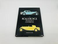 THE ROLLS-ROYCE PHANTOM II CONTINENTAL: Hardcover book by Raymond Gentile published by Dalton Watson [Location: Sydney]