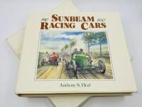 SUNBEAM RACING CARS 1910-1930: Hardover book in slipcase by Anthony S. Heal, published in 1989 [Location: Sydney]