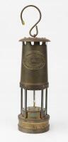 CAMBRIAN MINERS LAMP: A Cambrian brass lantern/miners lamp. Welsh