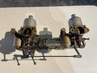 BENTLEY: An inlet manifold with HS6 carburettors, to suit Bentley 4.5 litre. [Location: Sydney] - 2