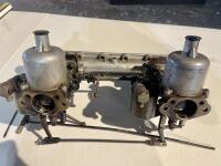BENTLEY: An inlet manifold with HS6 carburettors, to suit Bentley 4.5 litre. [Location: Sydney] - 4